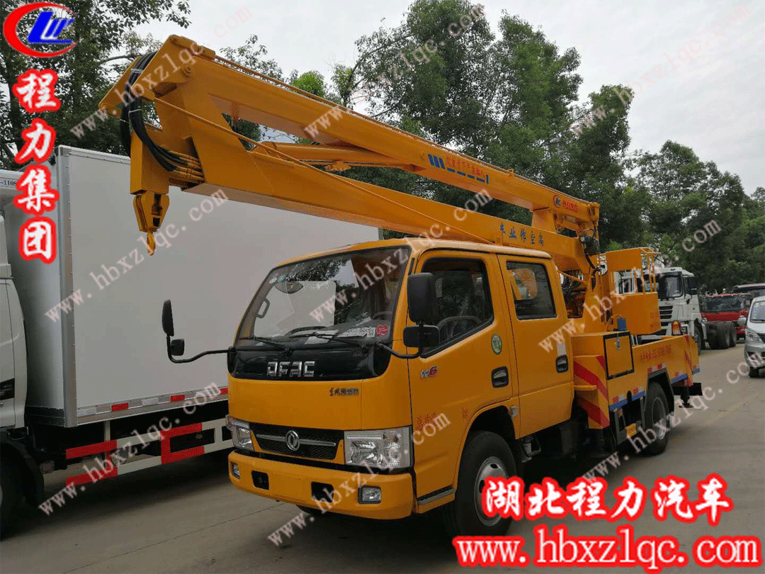 高溫下高空作業(yè)，湖北程力東風小多利卡高空作業(yè)車是首選