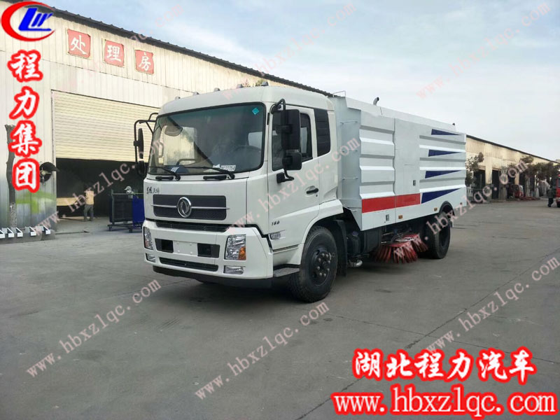 程力集團東風(fēng)天錦掃路車，高能優(yōu)質(zhì)上檔次，您值得擁有！