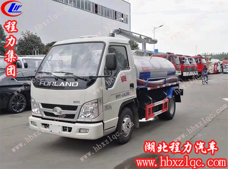 程力專用汽車股份有限公司福田小卡吸污車，零污染，吸污能力強